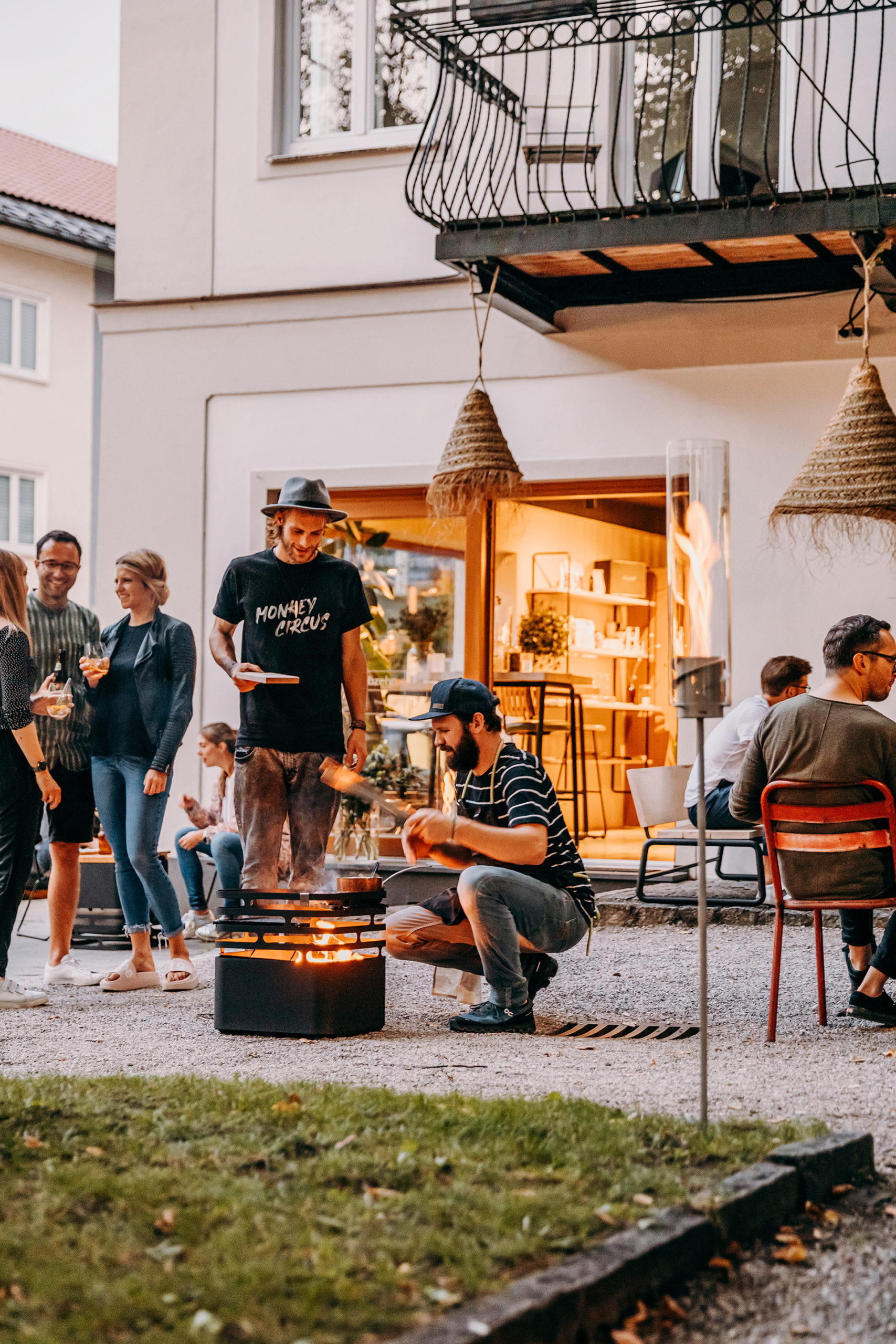 Sommerparty mit Freunden