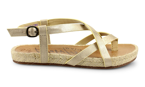 Blowfish Malibu Riemchensandale »Granola Rope« in Gold