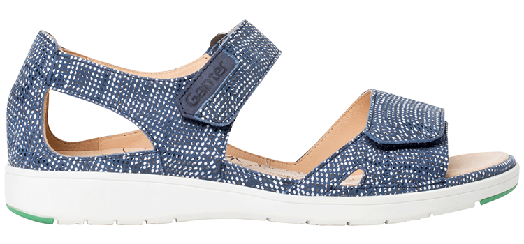 GANTER Sandale GINA darkblue mit geschlossener Ferse