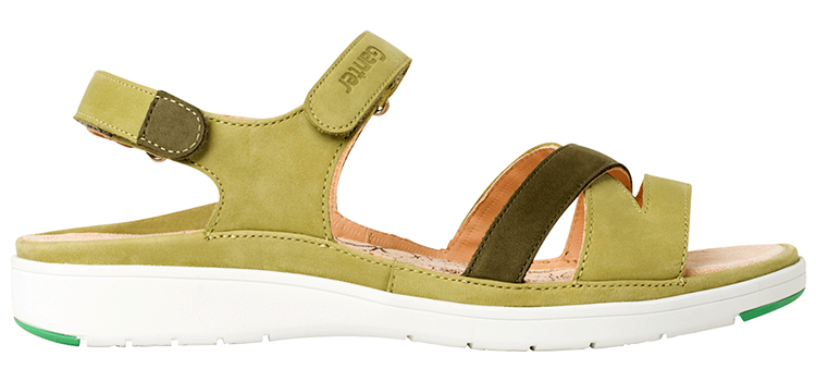 GANTER Sandale GINA kiwi/oliv