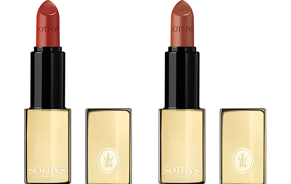 SOTHYS Rouge intense Lippenstift Intensive Farbe Nr. 239 rouge orangé d’Italie und Nr. 243 bois de rose de Venise