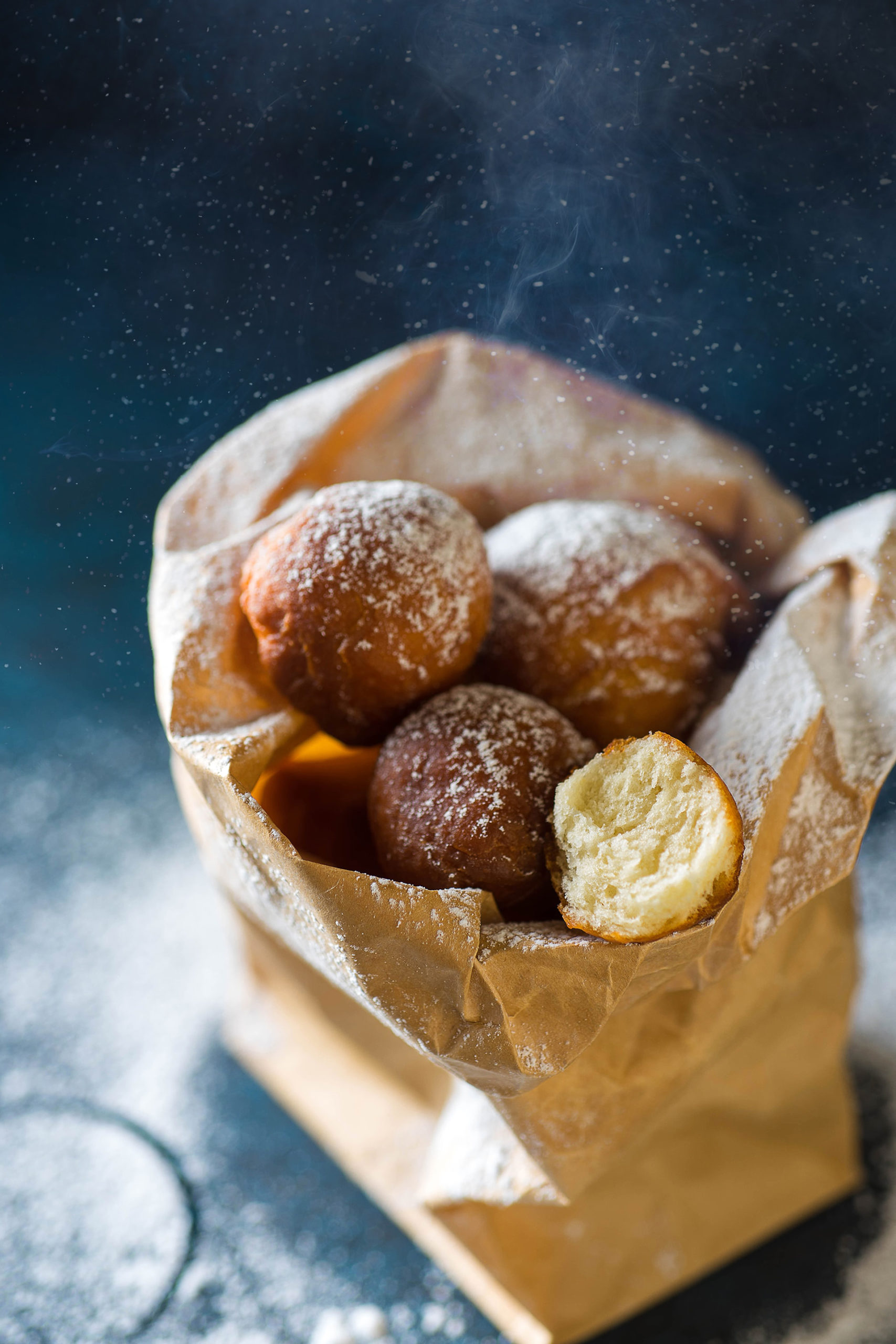 Topfenmäuse mit Vanillesoße sind auch ein toller Picknicksnack!